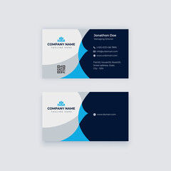Business Card Design. Colorful Business Card Design