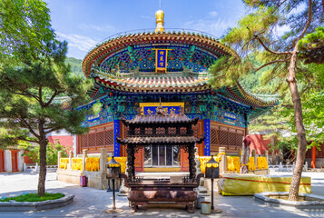 Tanzhe Temple scenic spot, Mentougou District, Beijing