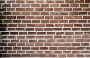 Obraz premium brick wall red flag background article writing background