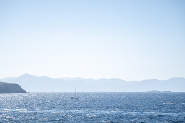 landscape with a boat