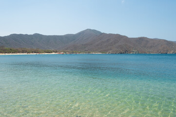 Playa colombiana parque Tayrona