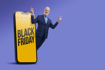 Black Friday sale on smartphone