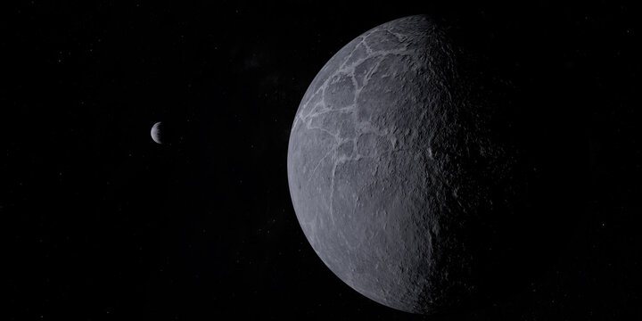 Dwarf Planet 90482 Orcus with Vanth moon
