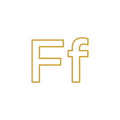 Alphabet symbol, ABC design vector illustration.