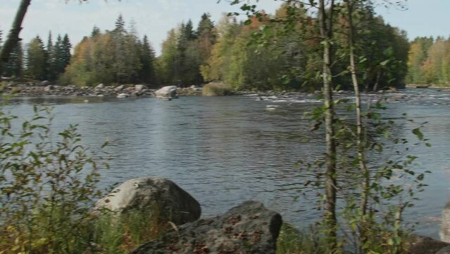Siikakoski rapids in Kotka, Finland.