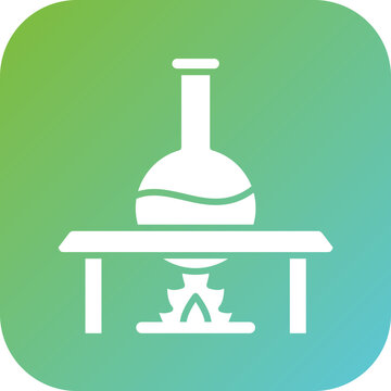 Bunsen Burner Icon Style