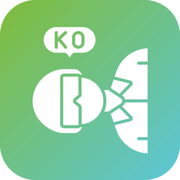 Knocked Out Icon Style