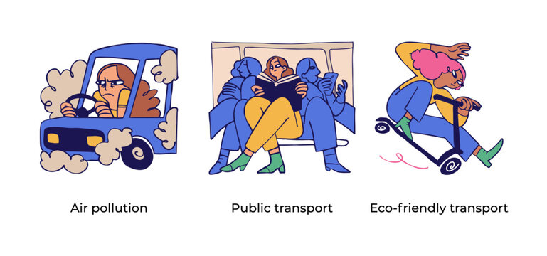 Healthy lifestyle concept set. Dieting, fitness and nutrition, mental health. Visual stories collection