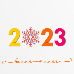 2023 - Meilleurs v&oelig;ux - Bonne ann&eacute;e