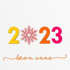 felice anno nuovo - buon anno 2023	