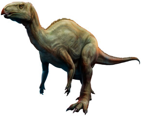 Camptosaurus from the Triassic era 3D illustration	