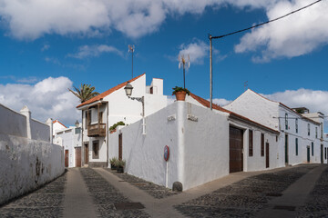 San Francisco neighborhood view in Telde city. Gran Canaria. Canary Islands
