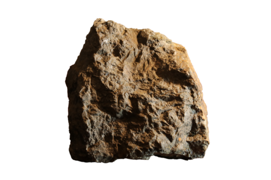 Large stone on transparent background.	 - Powered by Adobe