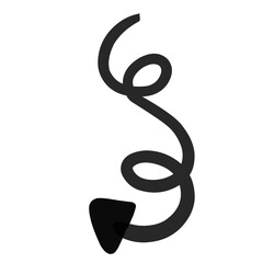 doodle arrow hand drawn