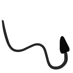 doodle arrow hand drawn