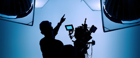 Video or film production studio used in shooting videography or photography and photo sets....