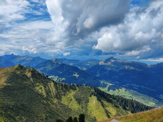 Obraz premium Bergpanorama in den Alpen