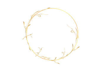 Flower foliage floral circle overlays, golden ring, backdrop overlays, maternity rings, art portrait photo, Digital Background, png