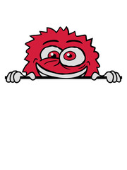 Nervenzusammenbruch Monster Schild verrückt 