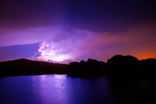 tempestade de raios