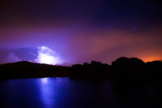 tempestade de raios