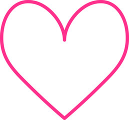 png pink heart icon isolated