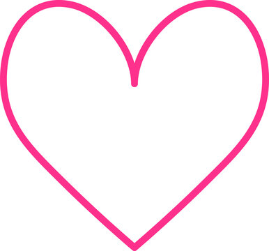 Png Pink Heart Icon Isolated