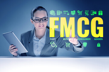 FMCG concept - fast moving consumer goods