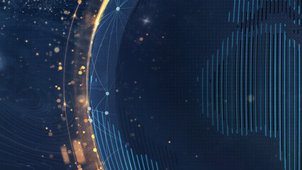 Obraz premium Abstract dark blue background design