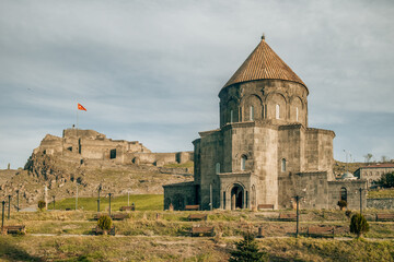 Kars Kumbet Mosque, old Armenian Twelve Apostles Church in Kars, Turkey