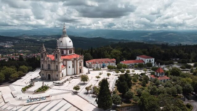 Sameiro Sanctuary, Santuario de Nossa Senhora do Sameiro, Braga, Portugal