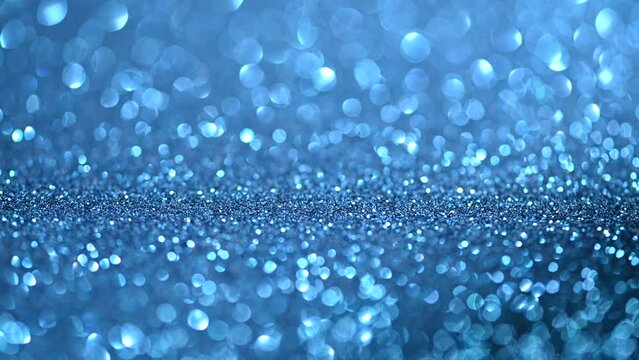 Efectos de luz sobre fondo brillante azul