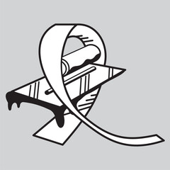 CONSTRUCTION ELEMENT REMODELING CARTOON LINE- VECTOR ART ILLUSTRATION BLACK AND WHITE