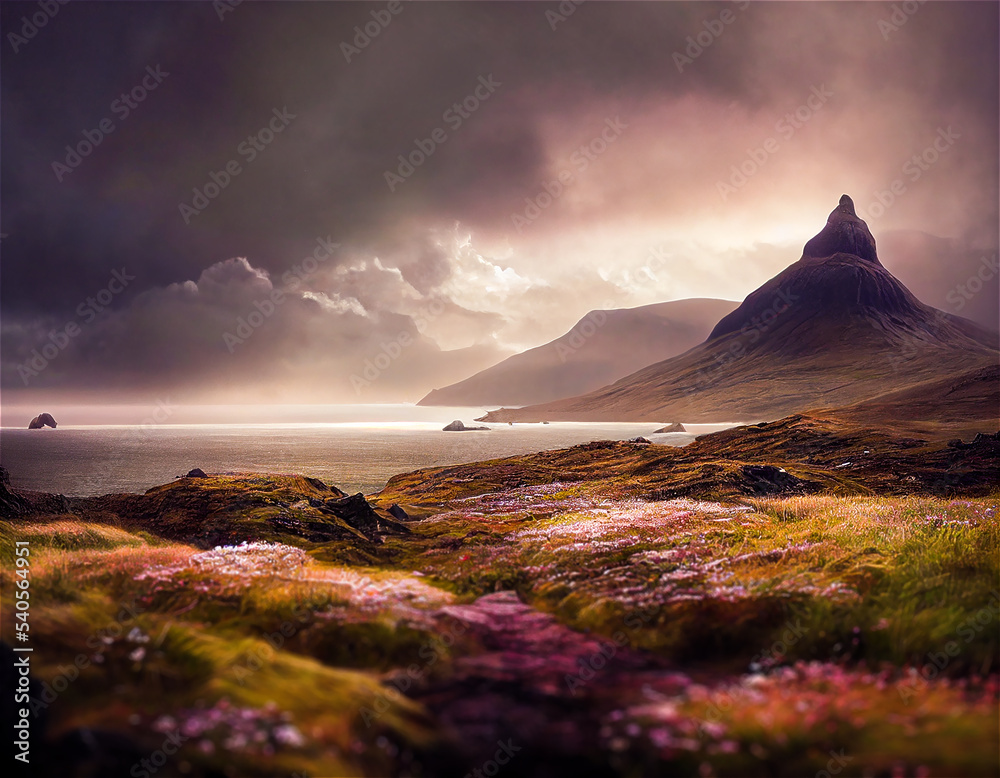 Canvas Prints Scottish landscape