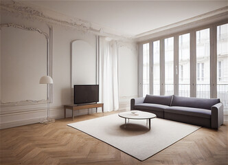 Fototapeta premium Elegant apartment living room