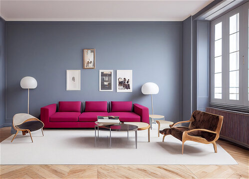 Elegant modern living room