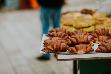 Street food in market in Jerusalem