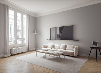 Naklejka na ściany i meble Elegant modern living room