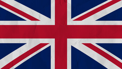 UK Flag Union Jack on Paper