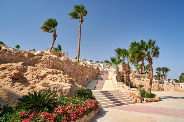 landscape with stairs in Egypt