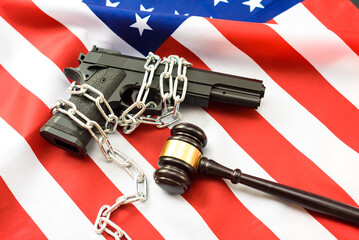 Second Amendment restrictions on the use of weapons in the United States create controversy.