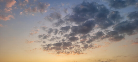 Obraz premium image of sky in the late afternoon in Brazil