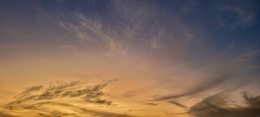 image of sky in the late afternoon in Brazil