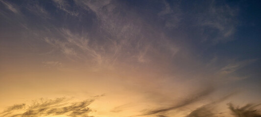 Fototapeta premium image of sky in the late afternoon in Brazil