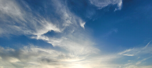 image of sky in the late afternoon in Brazil