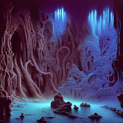 Undiscoverded Alien Cavern