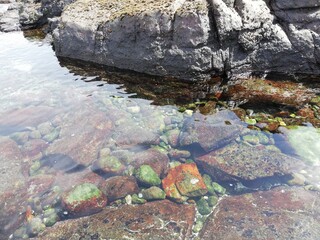 river and rocks