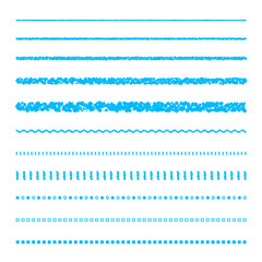 クレヨン素材　いろいろな線セット