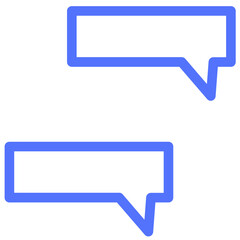 chat dialogue conversation line icon