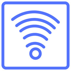 wireless wireless network line icon